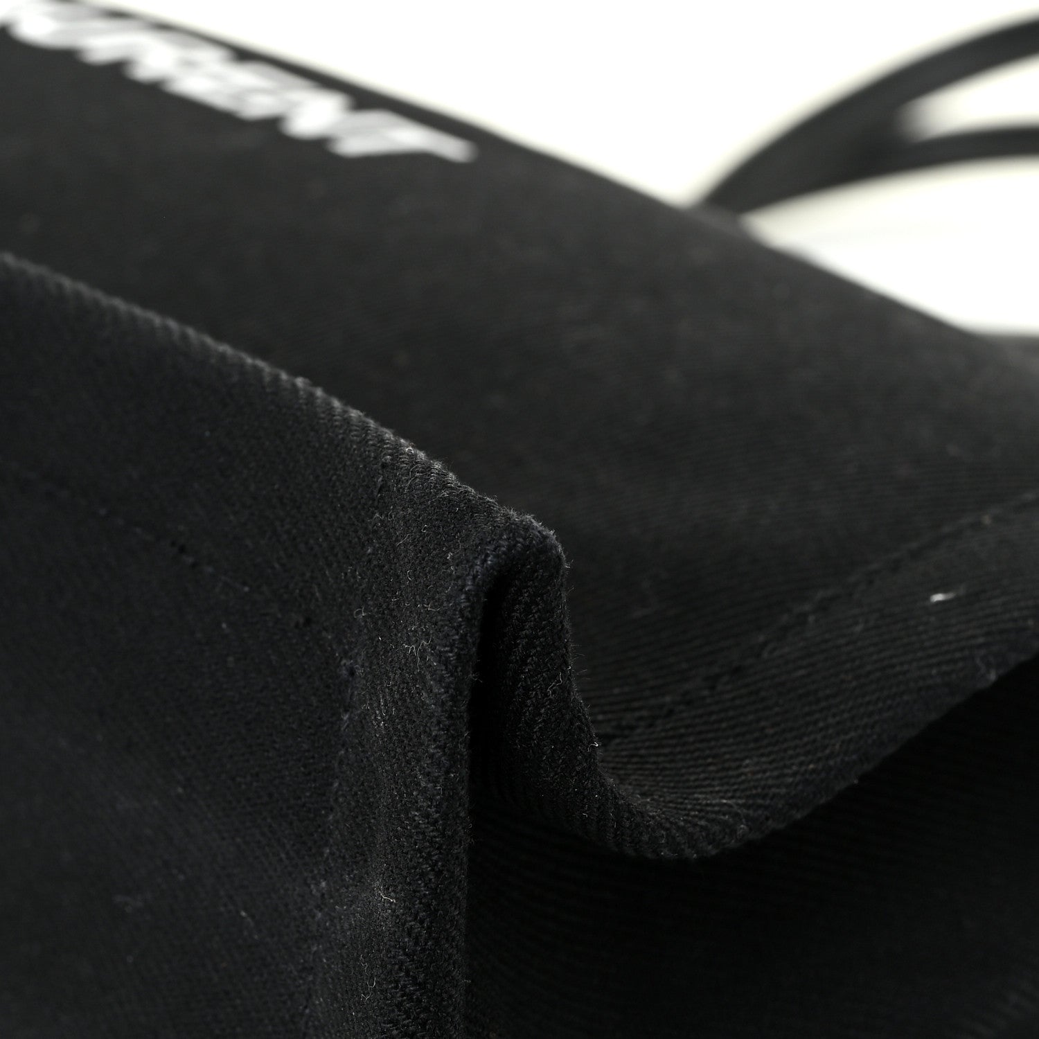 Saint Laurent Linen Calfskin Rive Gauche Tote Black 14 of 19