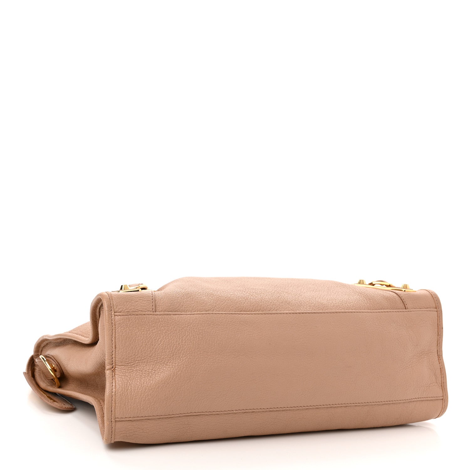 Balenciaga Chevre Gold Metallic Edge Hardware City Rose Des Sables 4 of 12