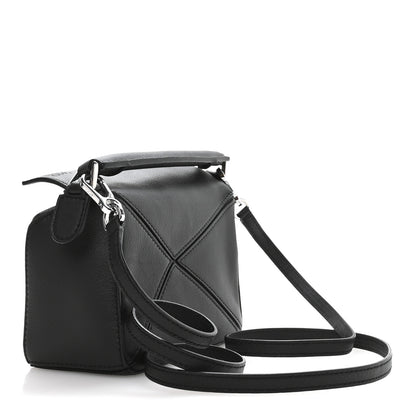 Loewe Calfskin LED Mini Puzzle Bag Black 4 of 12