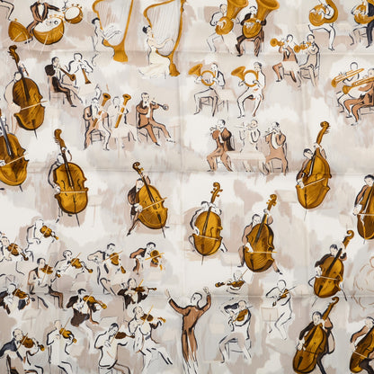 Hermes Silk Concerto Scarf 90 1 of 9