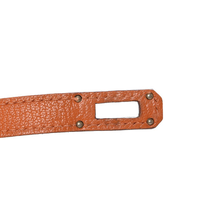 Hermes Chevre Mysore Kelly Longue Wallet Orange 7 of 7