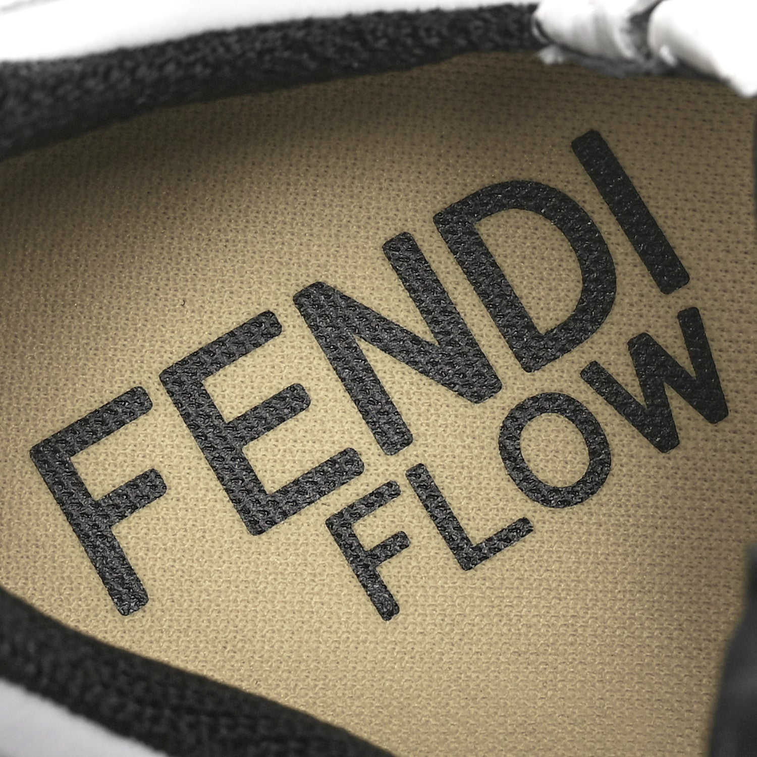 Fendi Nylon Suede Transparent Fendi Flow Low Top Sneakers 40 White 8 of 9