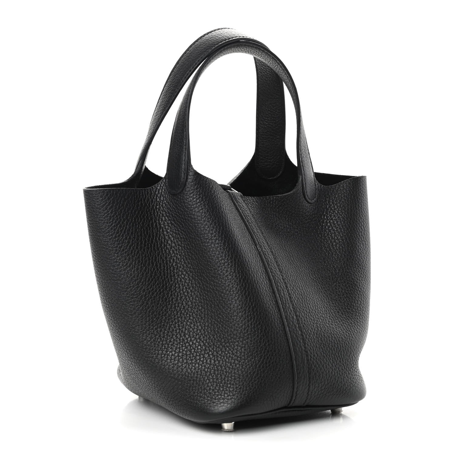 Hermes Taurillon Clemence Picotin Lock 18 PM Black 3 of 9