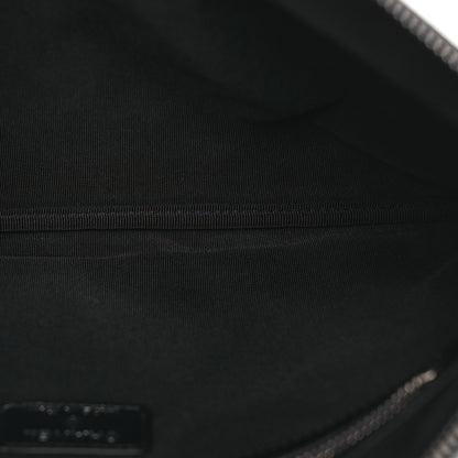 Chanel Caviar Quilted Mademoiselle Vintage Large Zip Pouch Black 5 of 10