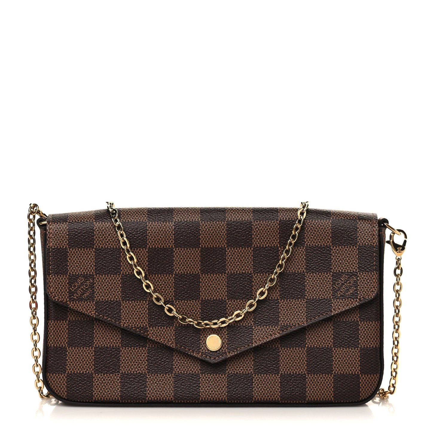 Damier Ebene Pochette Felicie Chain Wallet