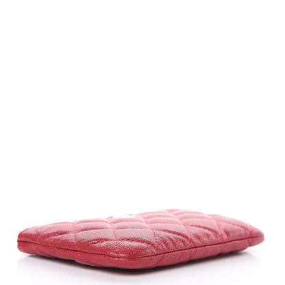 Chanel Caviar Quilted Small Cosmetic Case Pink 4 of 8