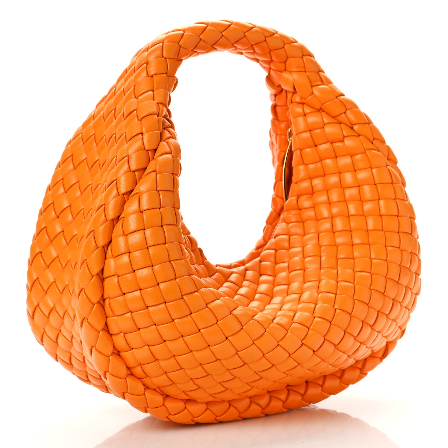 Padded Intrecciato Mini Jodie Tangerine
