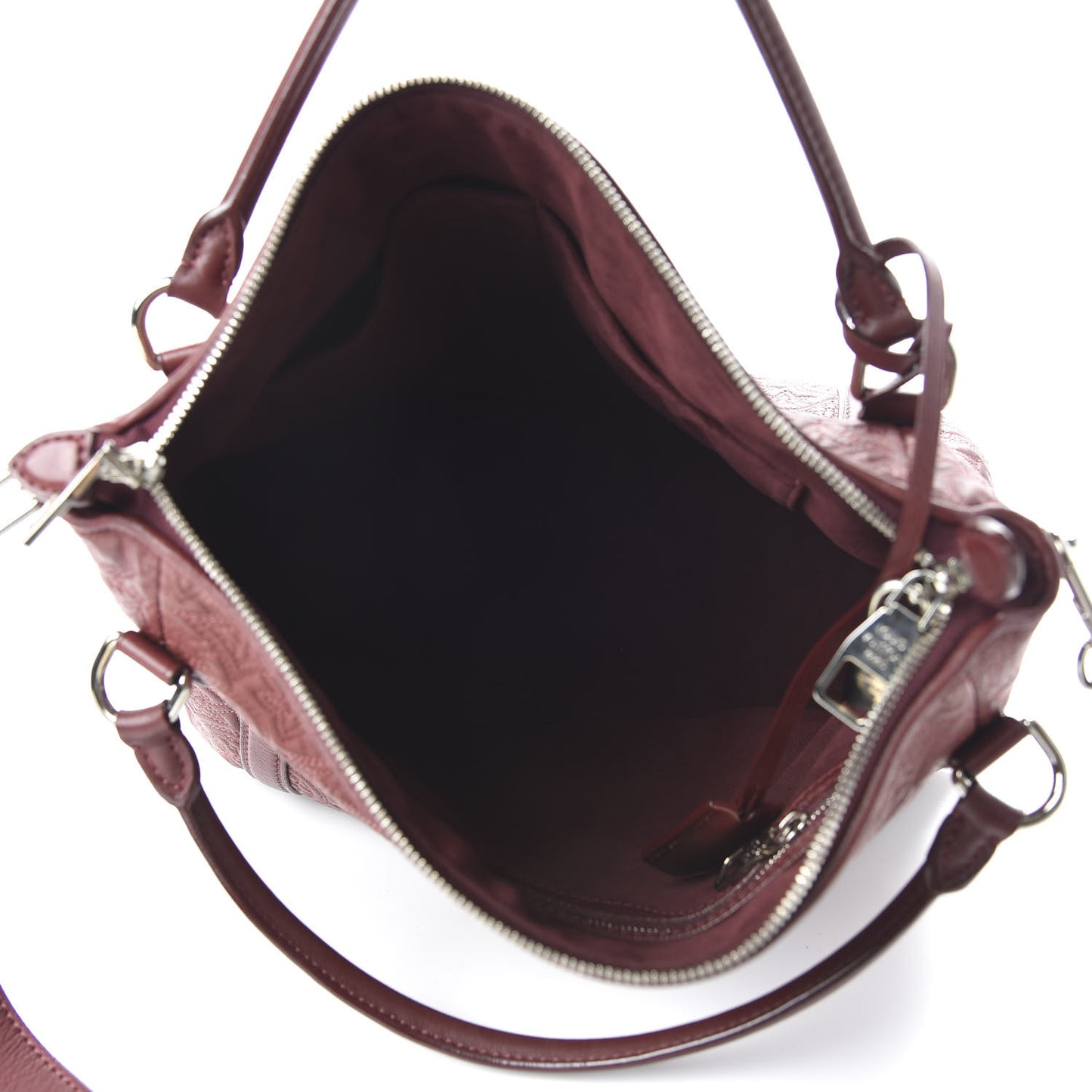 Monogram Lambskin Antheia Ixia MM Fuchsia