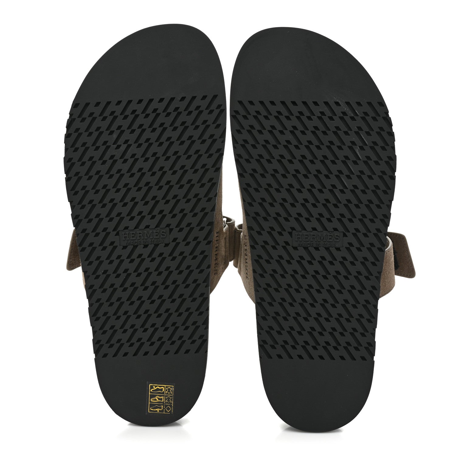 Hermes Suede Goatskin Mens Chypre Sandals 43 Beige Argile 5 of 10