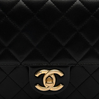 Chanel Goatskin Quilted Small Chic Pearls Flap Black 8 of 10