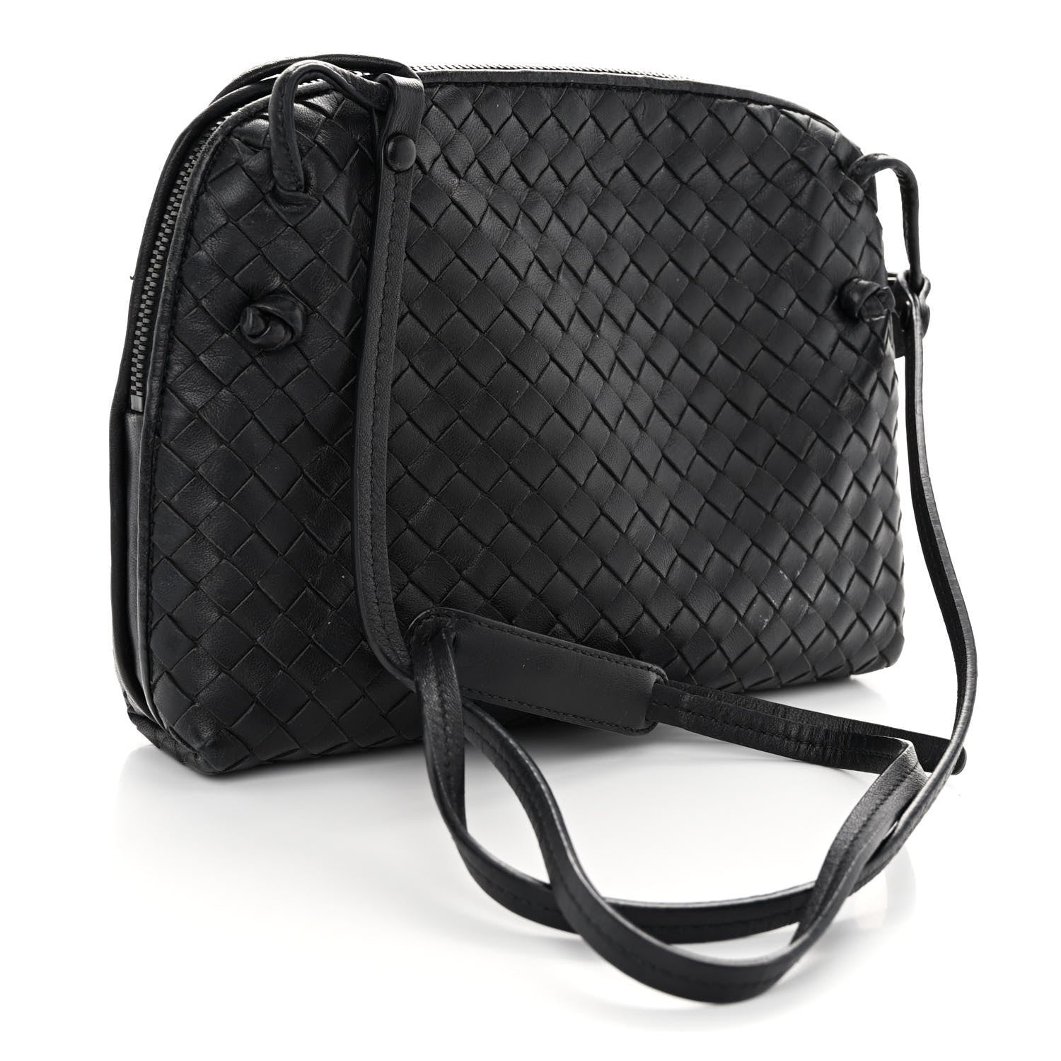 Bottega Veneta Nappa Intrecciato Nodini Bag Black 3 of 9
