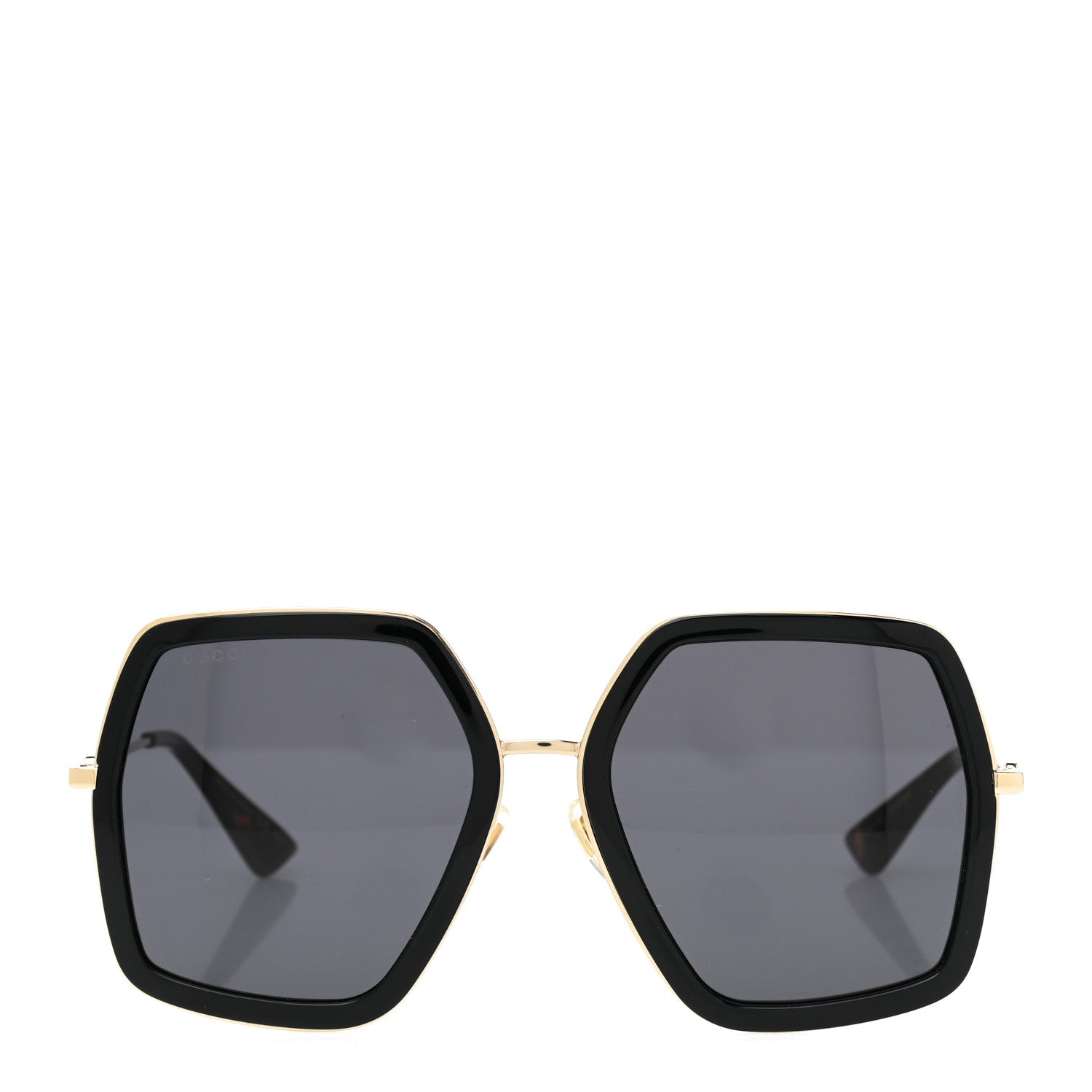 Gucci Acetate Oversize Square Frame GG0106S Sunglasses Black 2 of 6