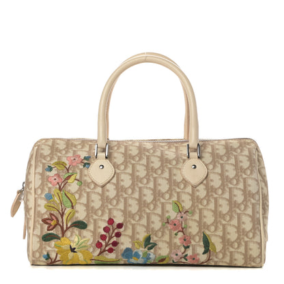 Christian Dior Monogram Vintage Flowers Boston Beige 1 of 16