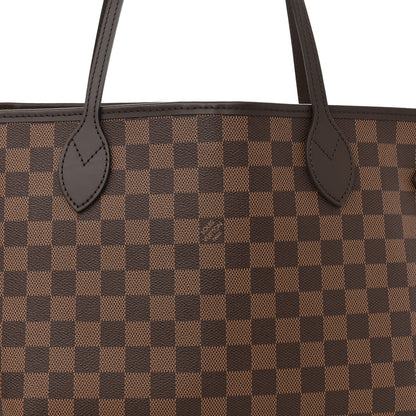 Louis Vuitton Damier Ebene Neo Neverfull MM Rose Ballerine 7 of 11