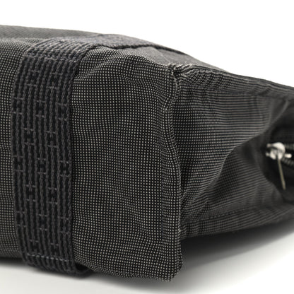 Hermes Canvas Herline Backpack Grey 9 of 9