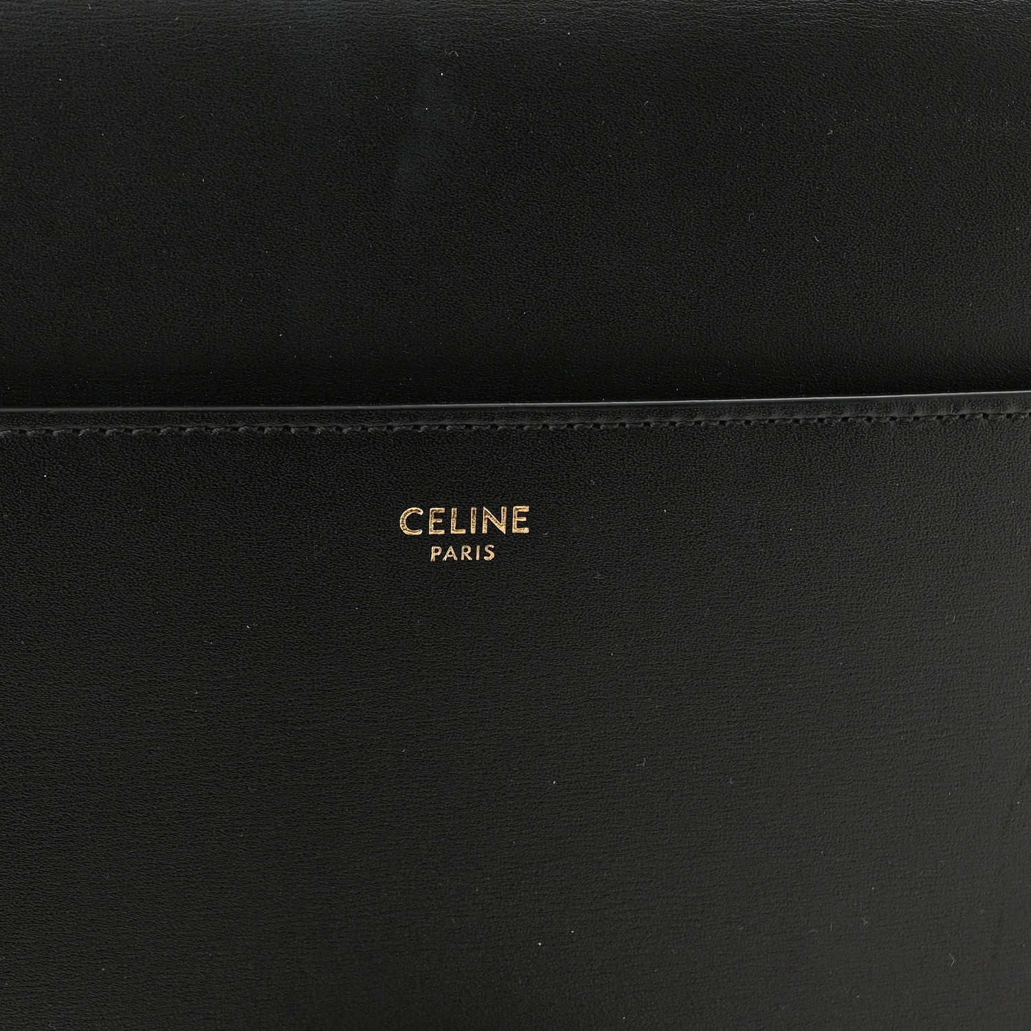 Celine Calfskin Cartable Pony Hair Small Briefcase Black 7 of 10