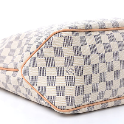 Louis Vuitton Damier Azur Delightful MM Rose Ballerine 8 of 10