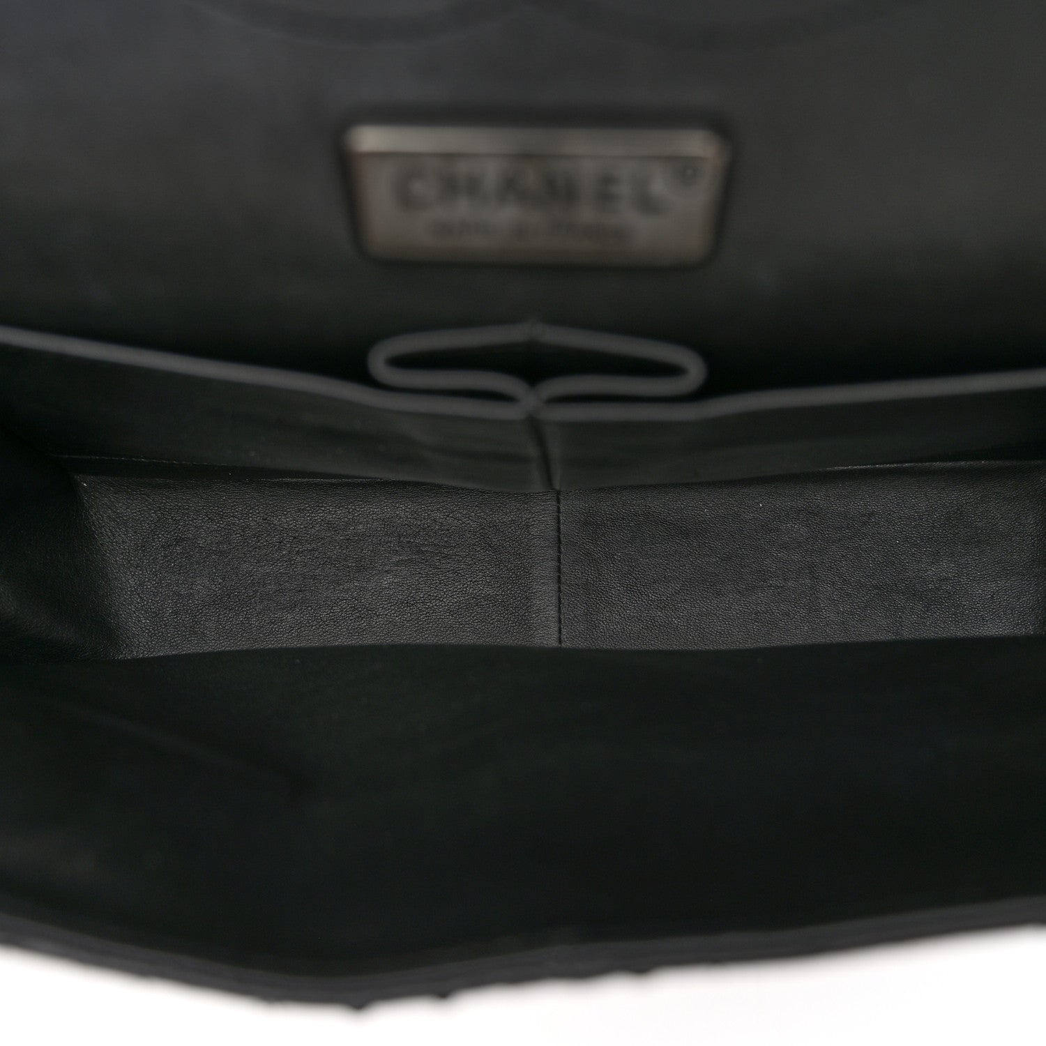 Chanel Snakeskin Jumbo Double Flap So Black 5 of 10