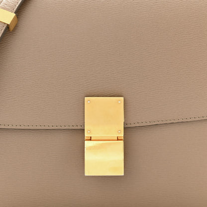 Celine Liege Calfskin Medium Classic Box Flap Bag Taupe 8 of 13