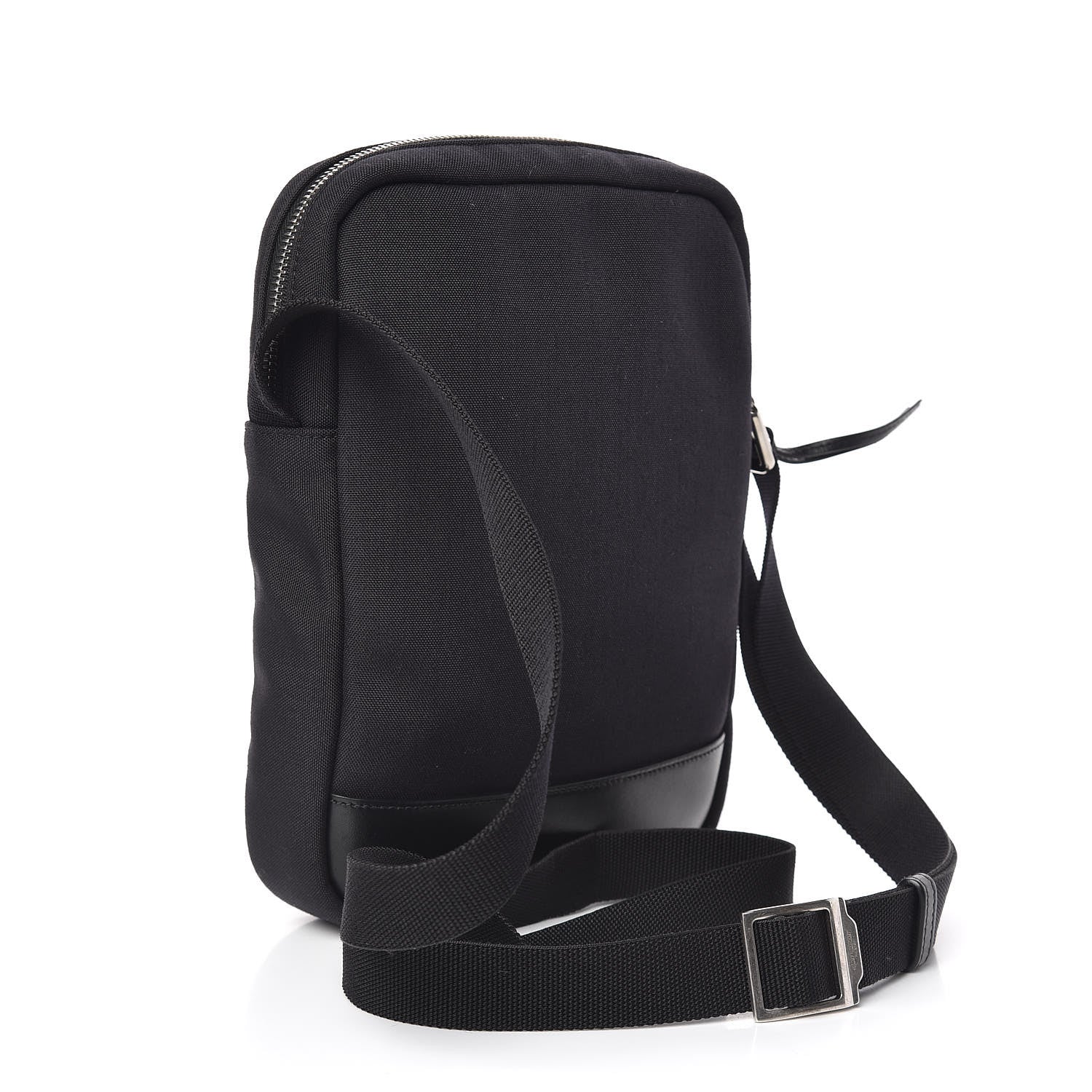 Saint Laurent Canvas Rivington Race Pouch Black 3 of 9