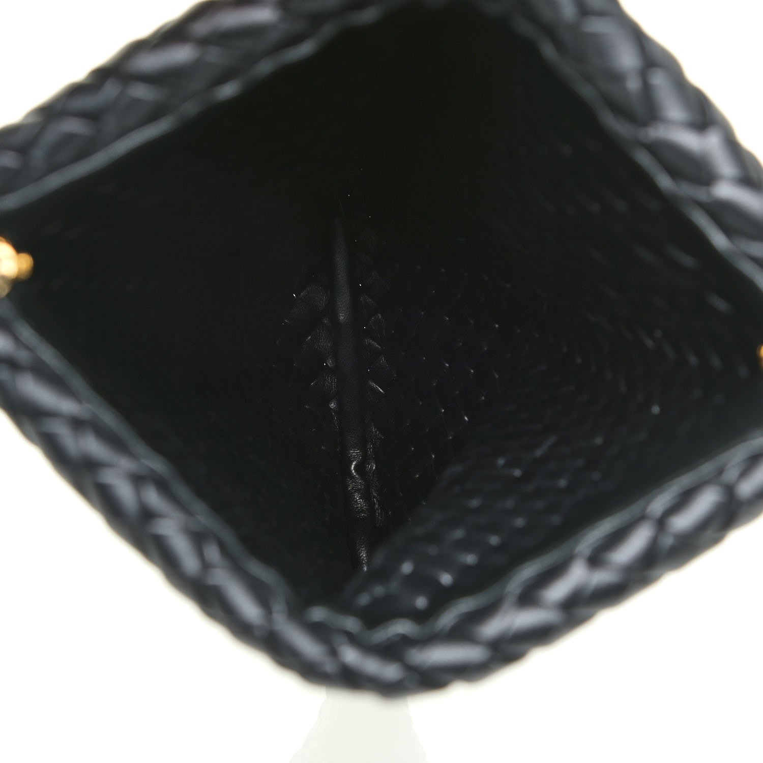 Bottega Veneta Nappa Intrecciato Crisscross Clutch Black 4 of 9