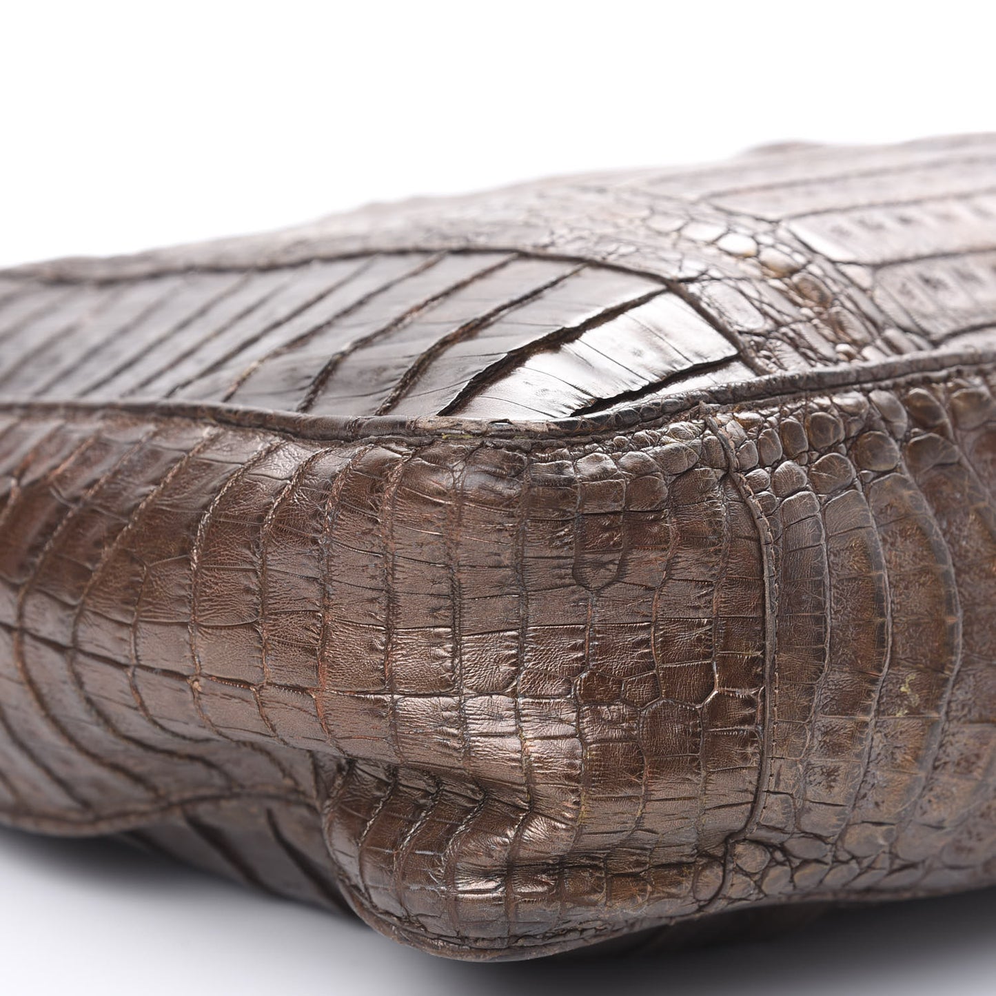 Crocodile Tote Brown