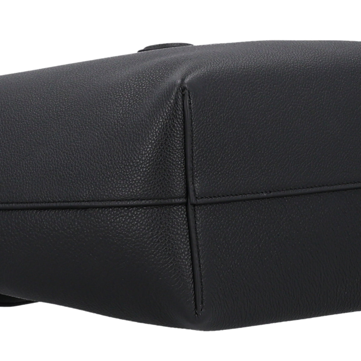 Grained Calfskin Triomphe Small Cabas Anais Black