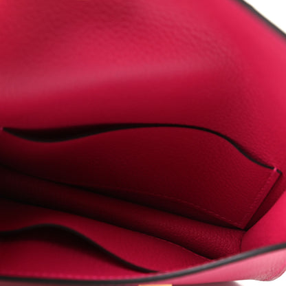 Hermes Evercolor Verso Constance Slim Wallet Rose Mexico Chocolate 6 of 7