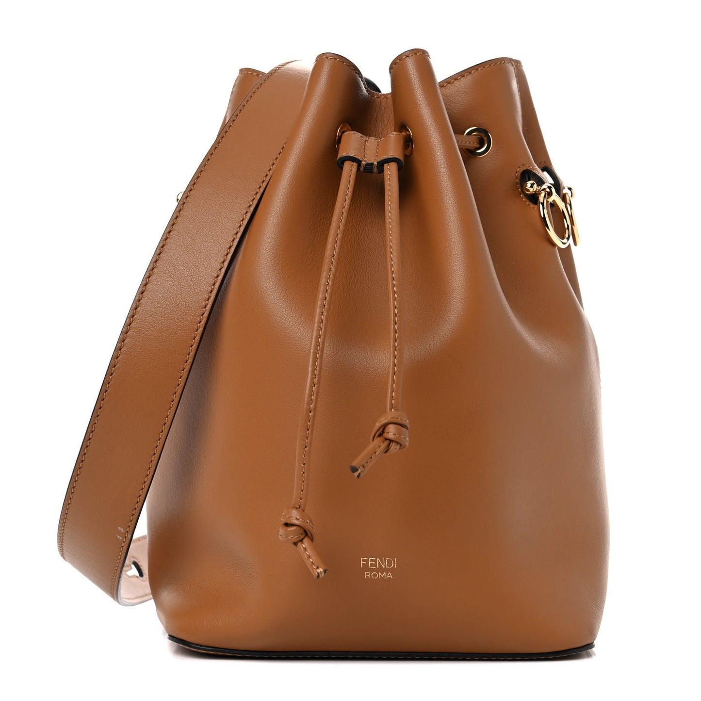 Vitello Grace Matte F is Fendi Grande Mon Tresor Bucket Bag Nocciola