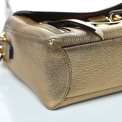 Chloe Metallic Calfskin Mini Faye Day Shoulder Bag Gold 8 of 9