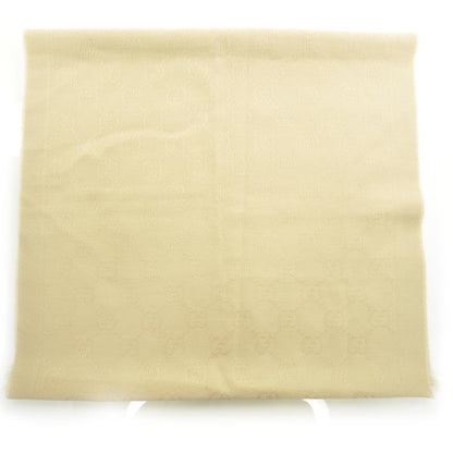 Gucci Wool Monogram Shawl Scarf 2 of 4