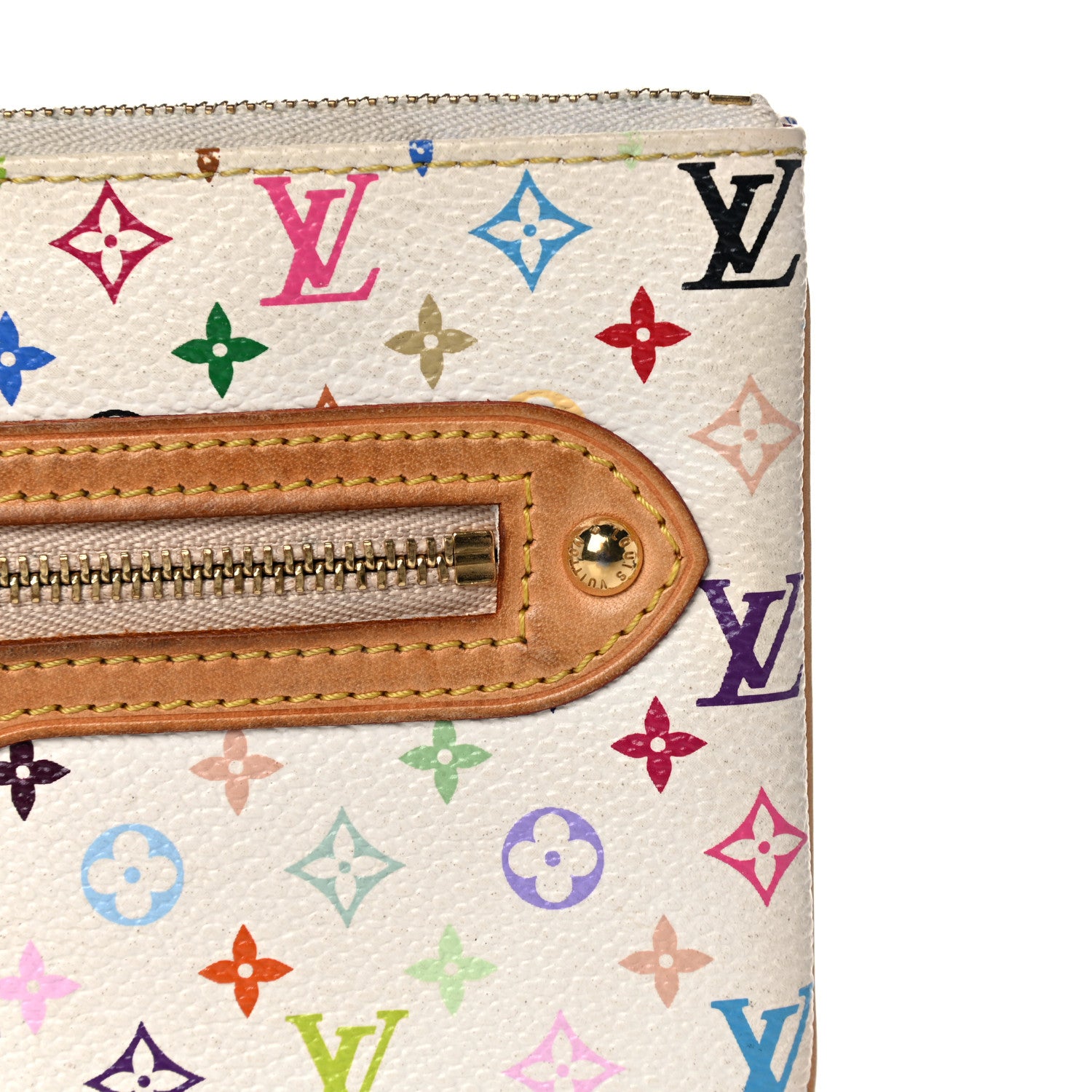Louis Vuitton Monogram Multicolor Pochette Plate GM White 13 of 14