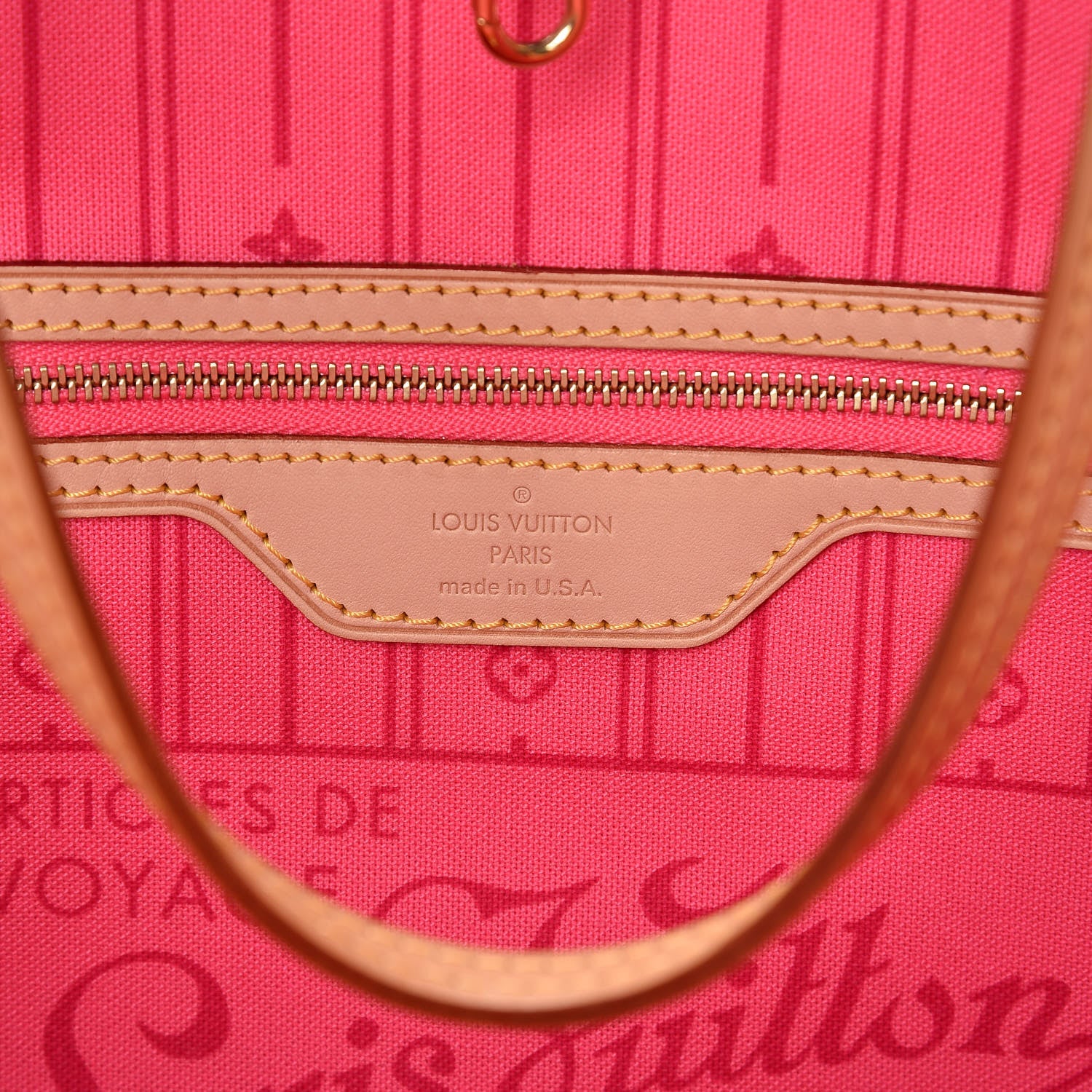 Louis Vuitton Monogram Roses Neverfull MM 8 of 9