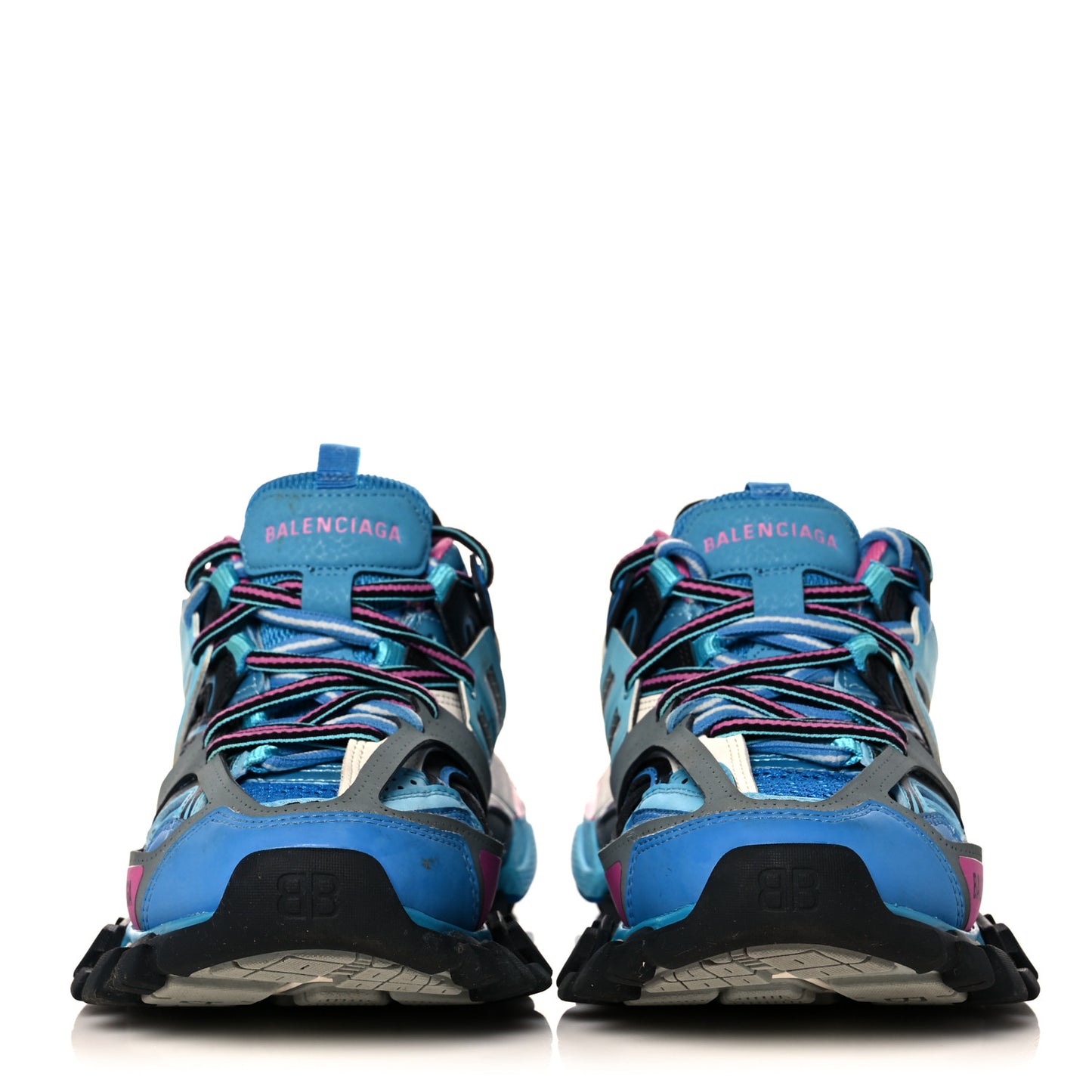 Mesh Nylon Womens Track Sneakers 36 Blue Black