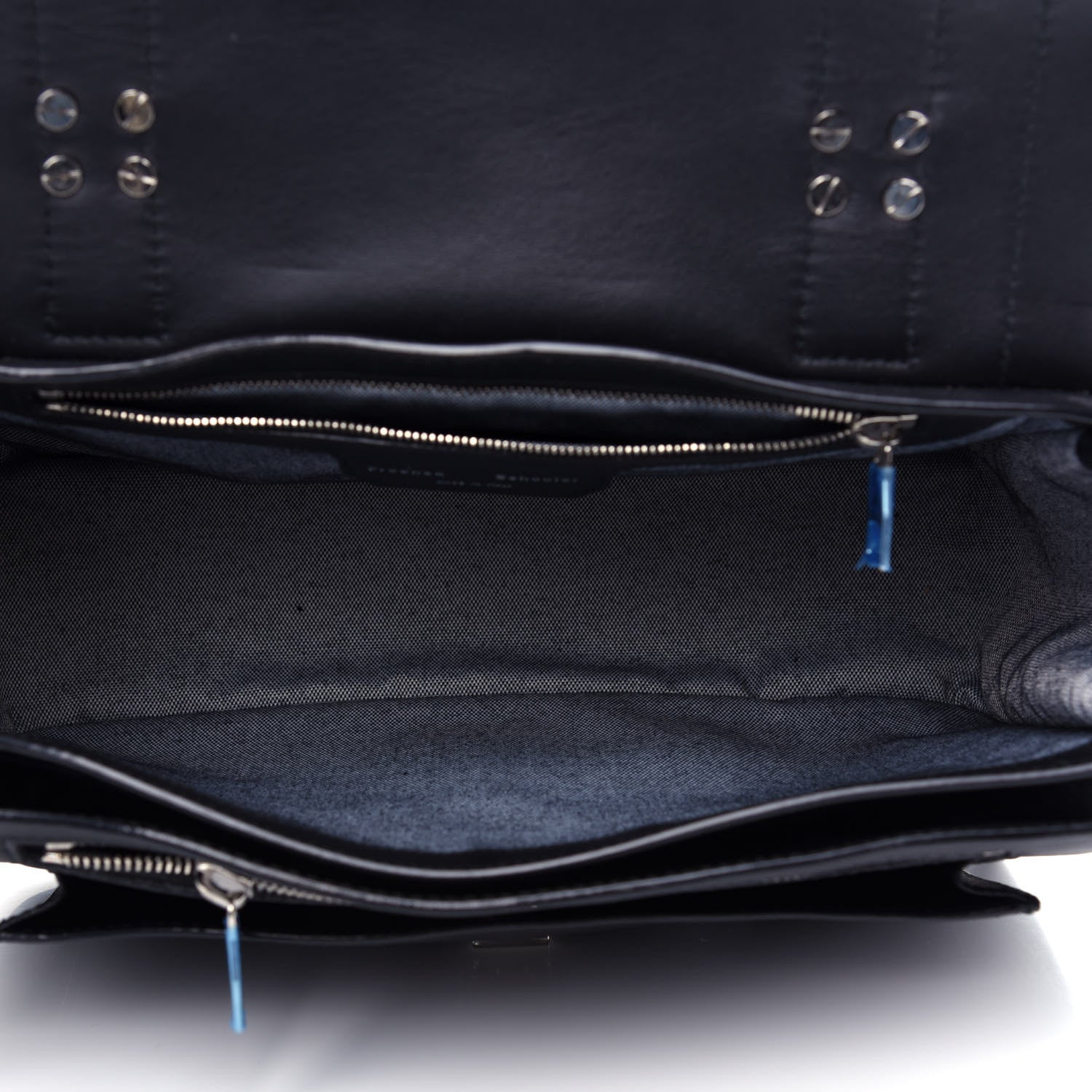 Proenza Schouler Soft Grainy Calfskin Medium PS1 Satchel Black 5 of 10