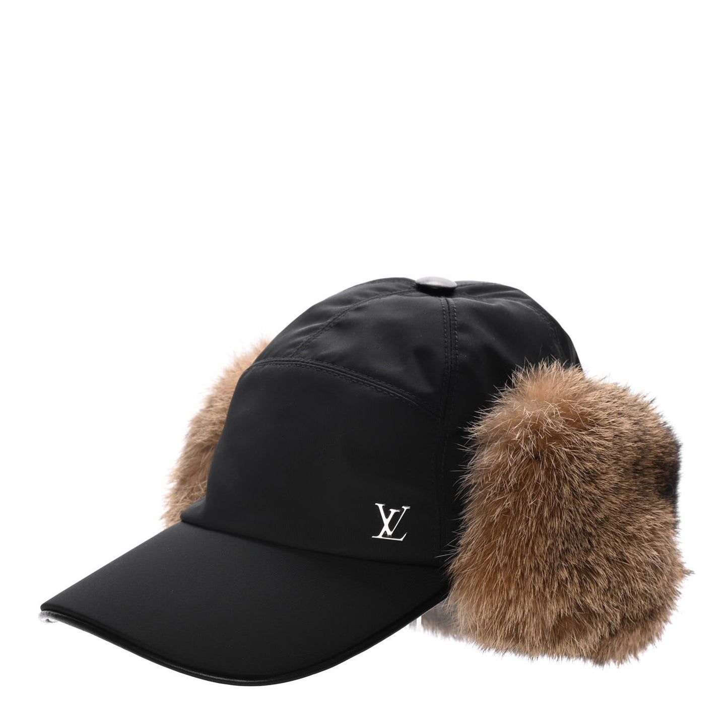 Nylon Rabbit Fur Wilderness Chapka Hat 59 Natural