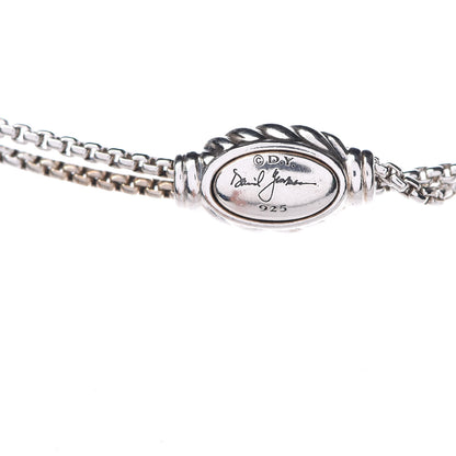 Tiffany DAVID YURMAN Sterling Silver Diamond Starburst Y Necklace 5 of 5