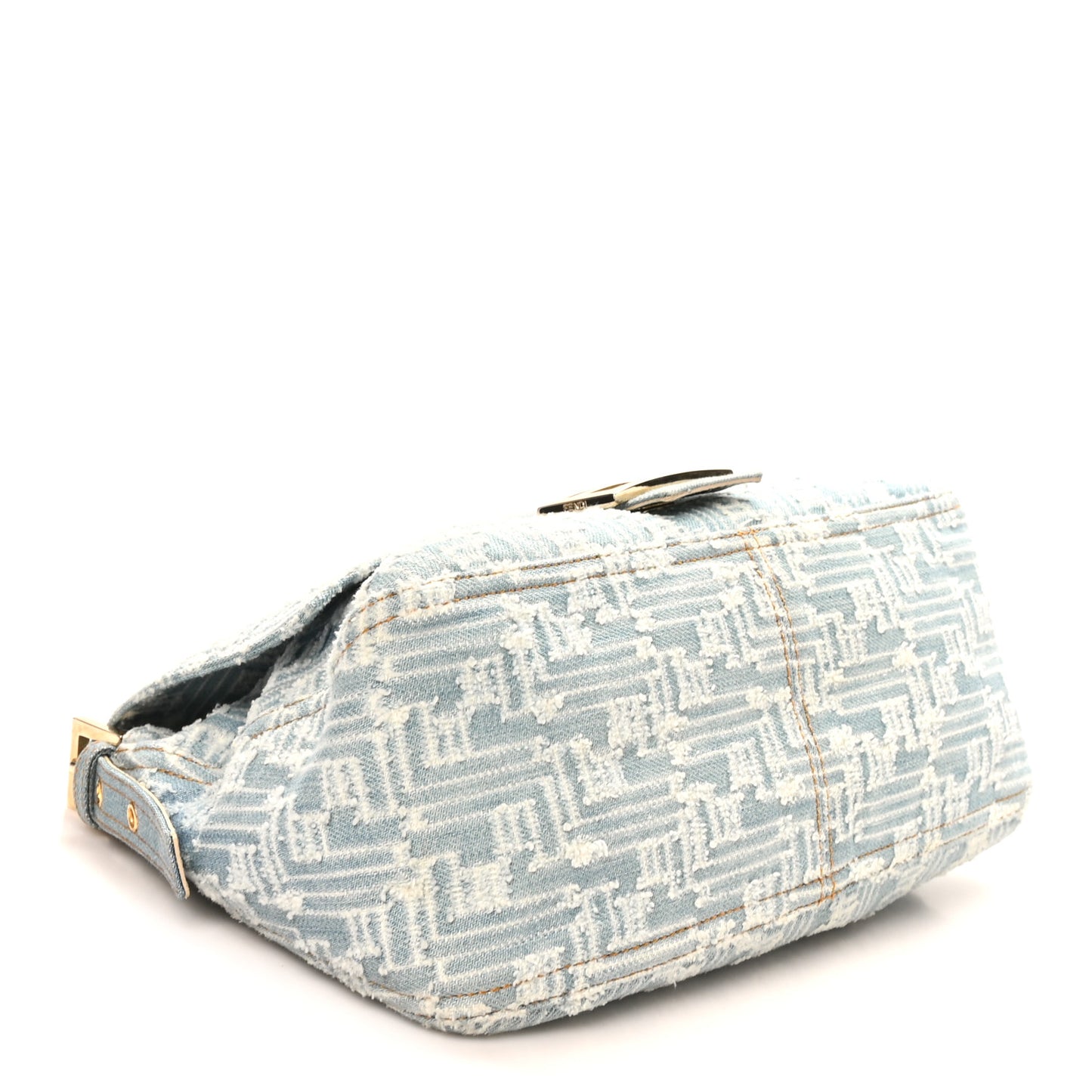 Denim Zucca Mama Baguette Blue