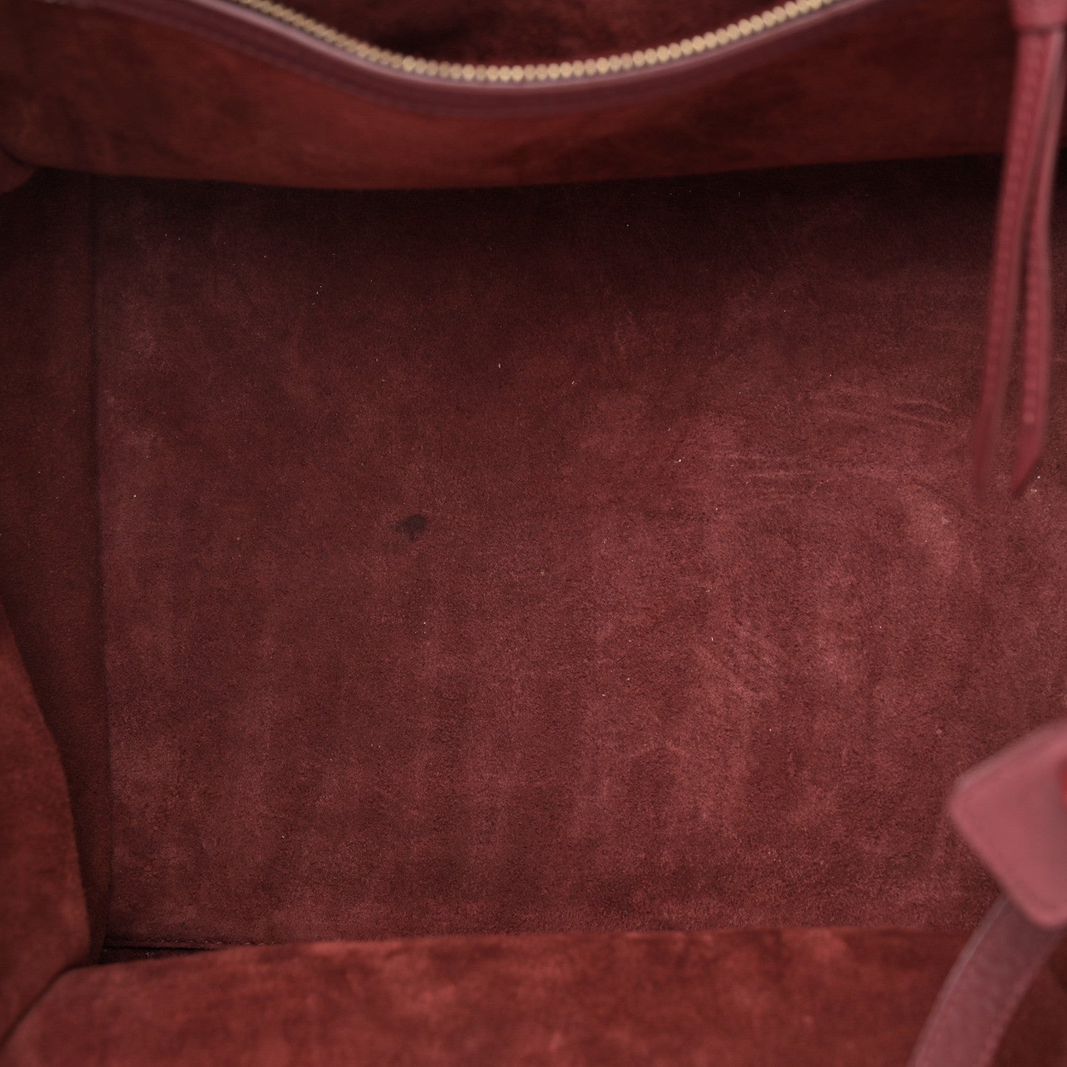 Celine Supple Calfskin Medium Phantom Luggage Burgundy 5 of 19