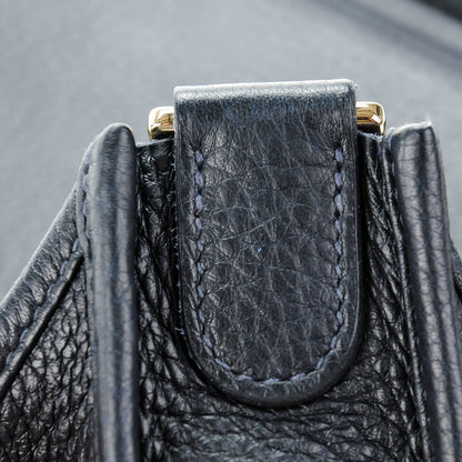 Hermes Taurillon Clemence Evelyne III GM Bleu Abysse 11 of 11