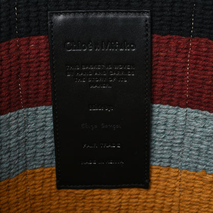 Chloe X MIFUKO Woven Large Woody Basket Tote Multicolor 6 of 12