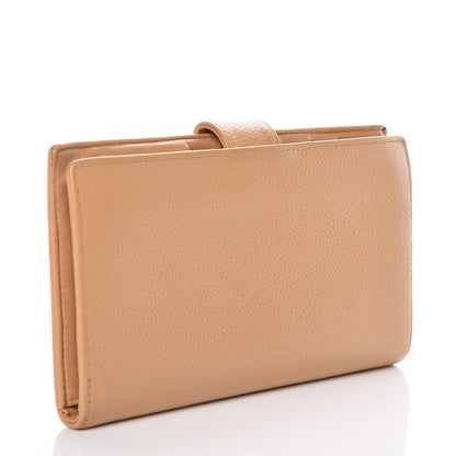 Chanel Caviar Timeless CC French Wallet Beige 3 of 8
