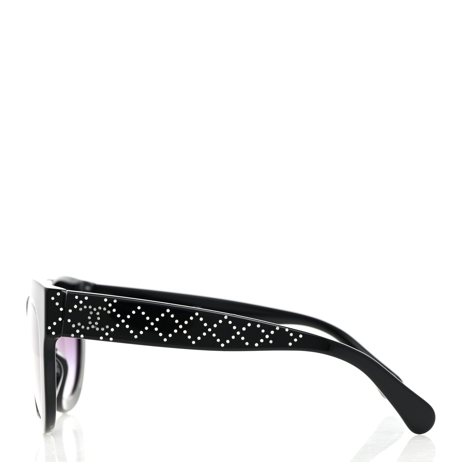 Chanel Crystal CC Sunglasses 5420-B-A Black 3 of 7