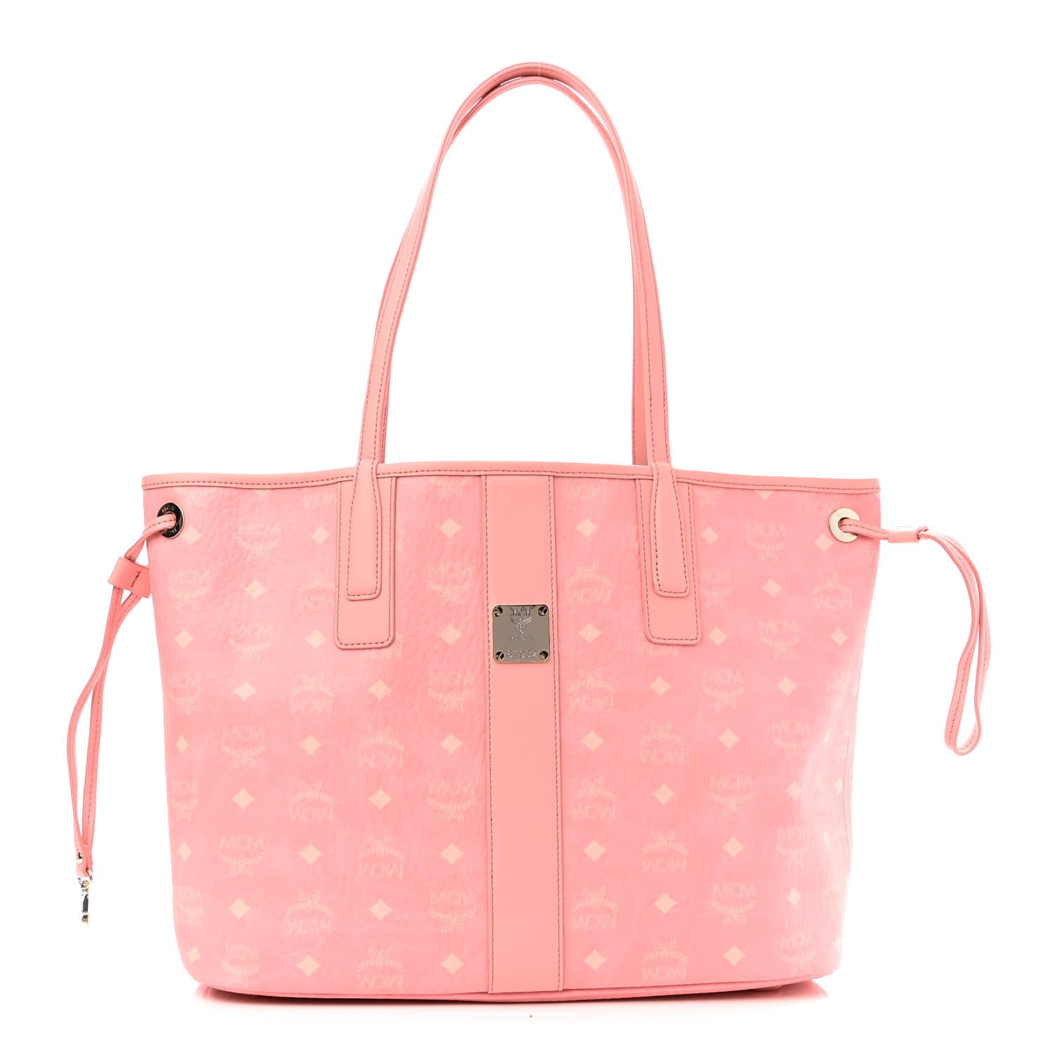 MCM Visetos Medium Liz Reversible Shopper Tote Pink 3 of 15