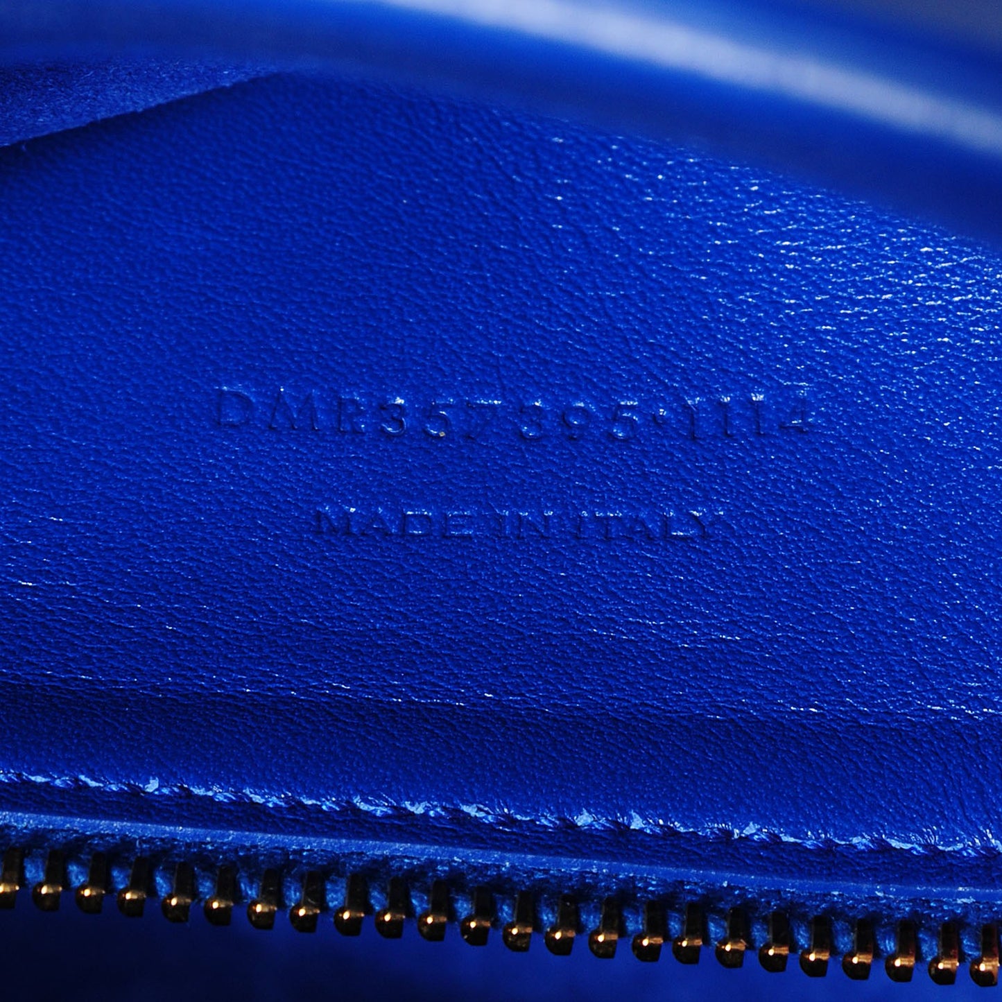 Calfskin Small Monogram Cabas Blue