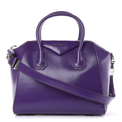 Givenchy Shiny Lord Calfskin Small Antigona Purple 1 of 12