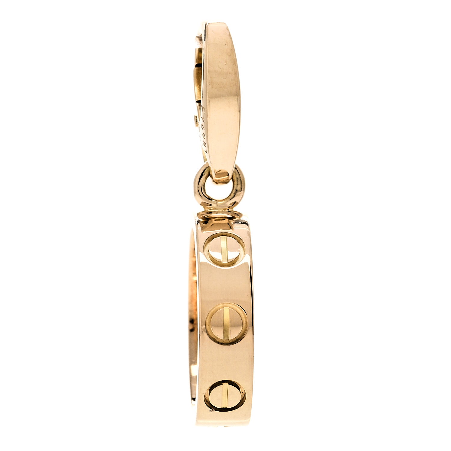 Cartier 18K Yellow Gold LOVE Ring Charm 1 of 3