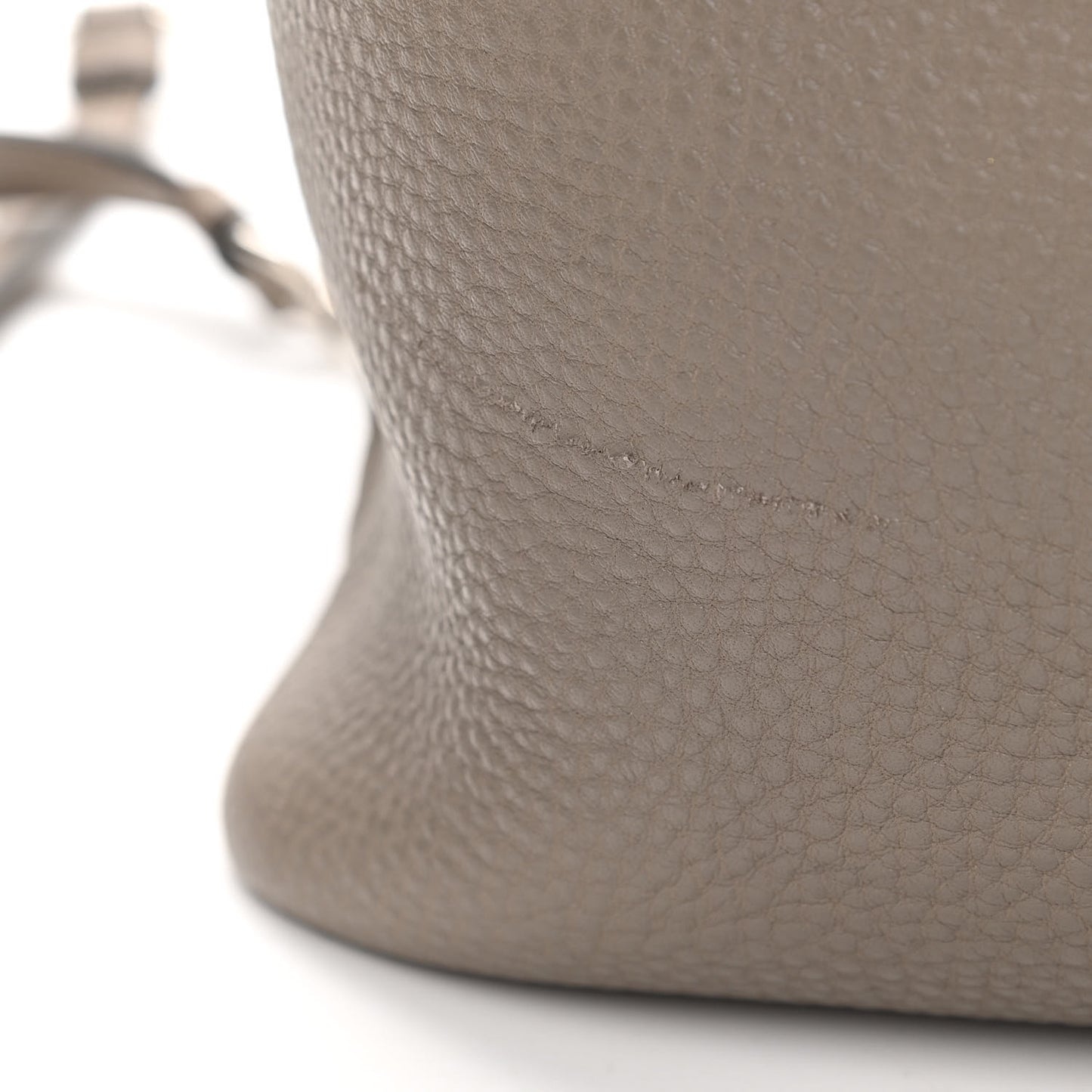 Vitello Daino Shopping Tote Argilla