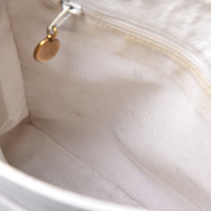 Chanel Caviar Flap Shoulder Bag White 12 of 15