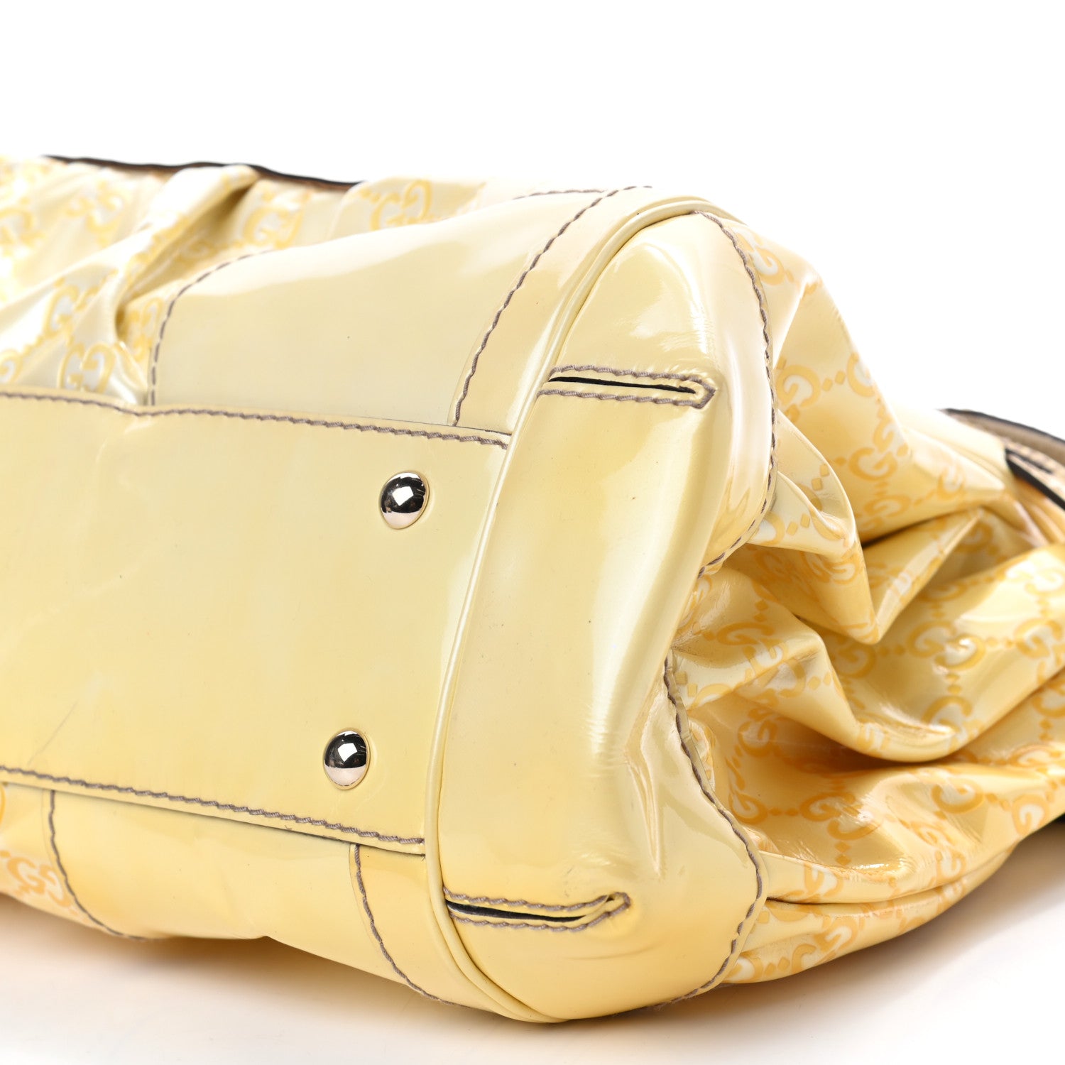 Gucci Dialux Guccissima Large Queen Tote Yellow 8 of 13